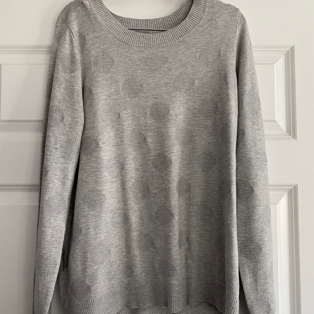NWT gray lightweight sweater